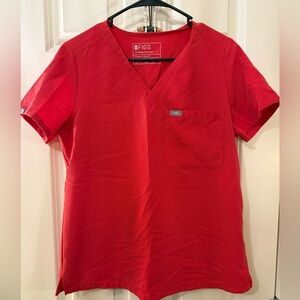 Figs Women’s Winning Red Catarina Scrub Top